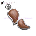 Wholesale Custom Flower Leaves Initial Necklace Pendant Women Jewelry